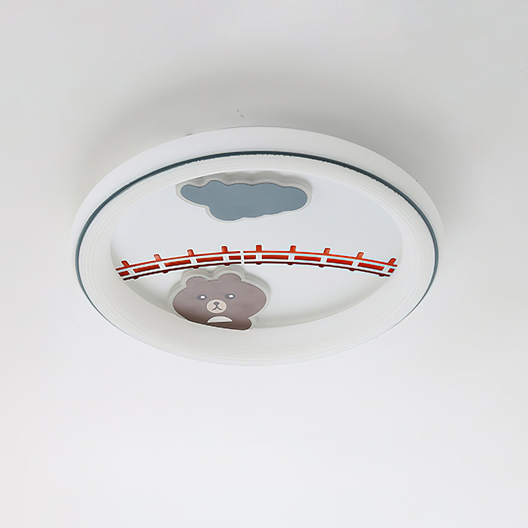 かわいい漫画の天井ランプ