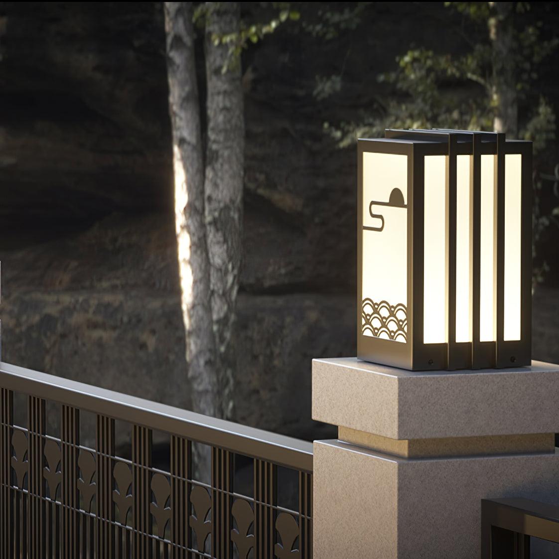 日の出パターン屋外照明