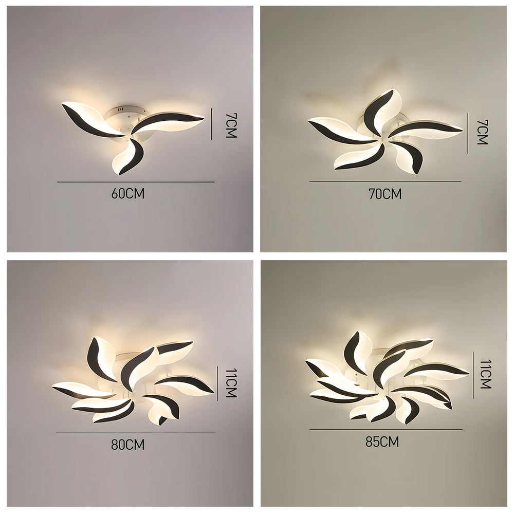 リビングルーム用マルチライトフラワーアクリルLEDシーリングライト