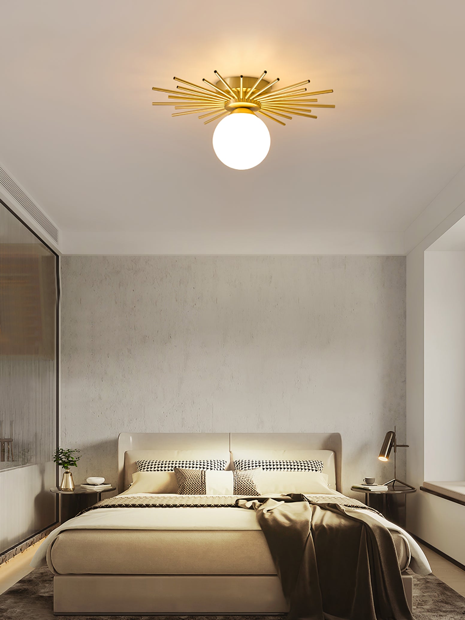 Starburst Ceiling Light