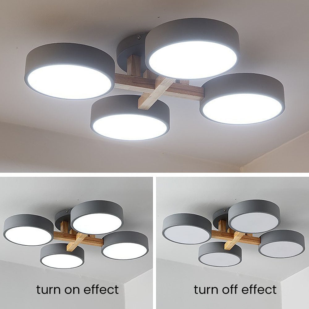 現代的なアクリル製寝室用シーリングライト