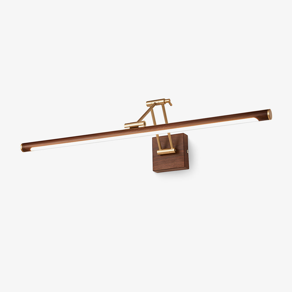 ウォールナットカラーリニア調節可能ウォールライト