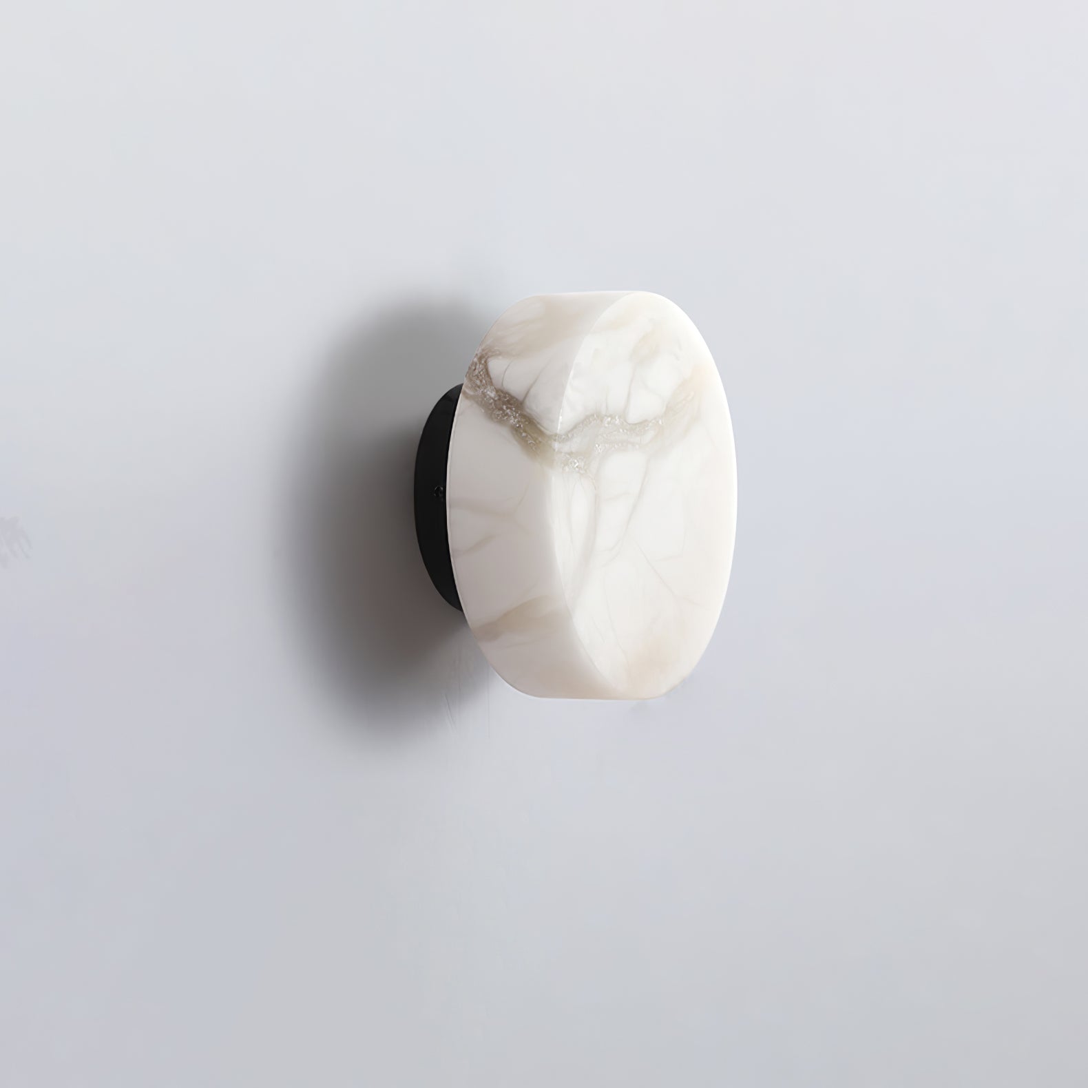 円筒形アラバスターウォールライト