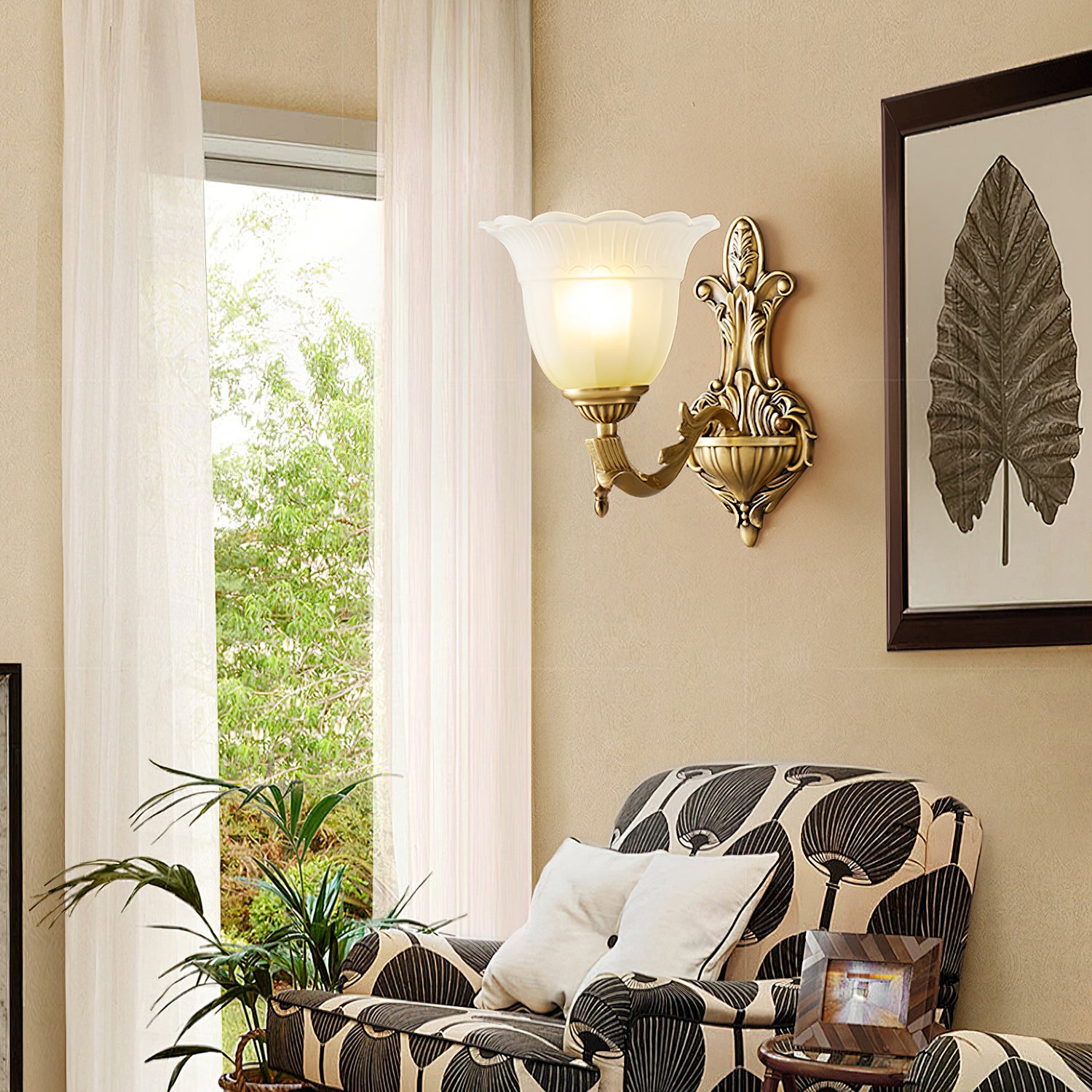 Pannon Floral Wall lamp