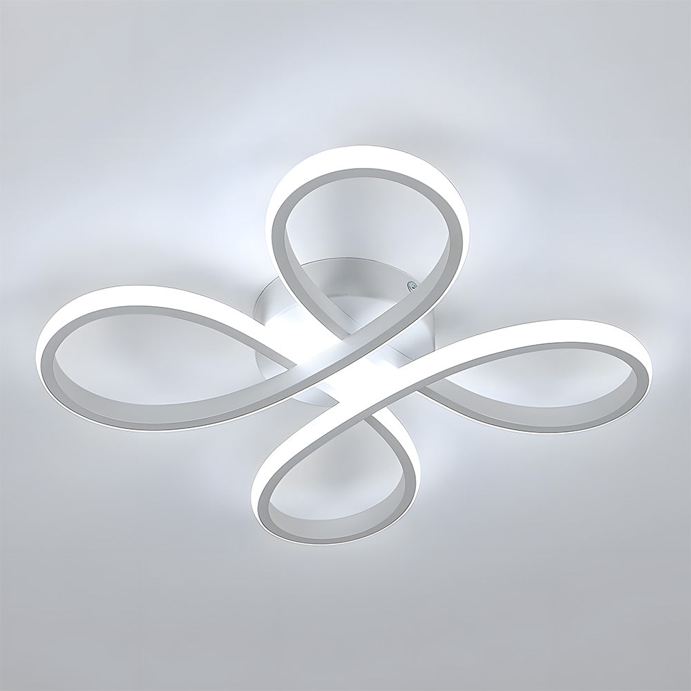 寝室に最適なモダンでクリエイティブな鉄製LEDシーリングライト