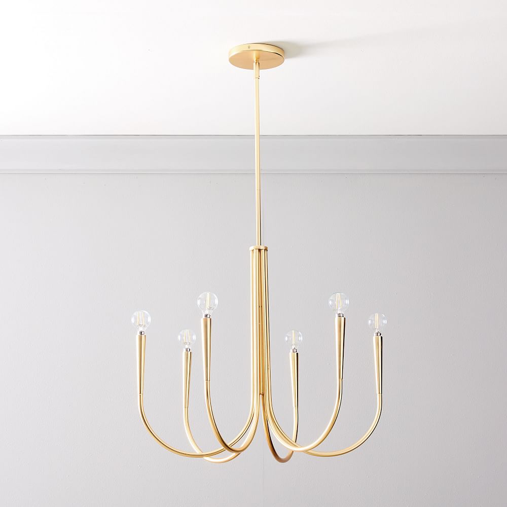 Swoop Arm Chandelier