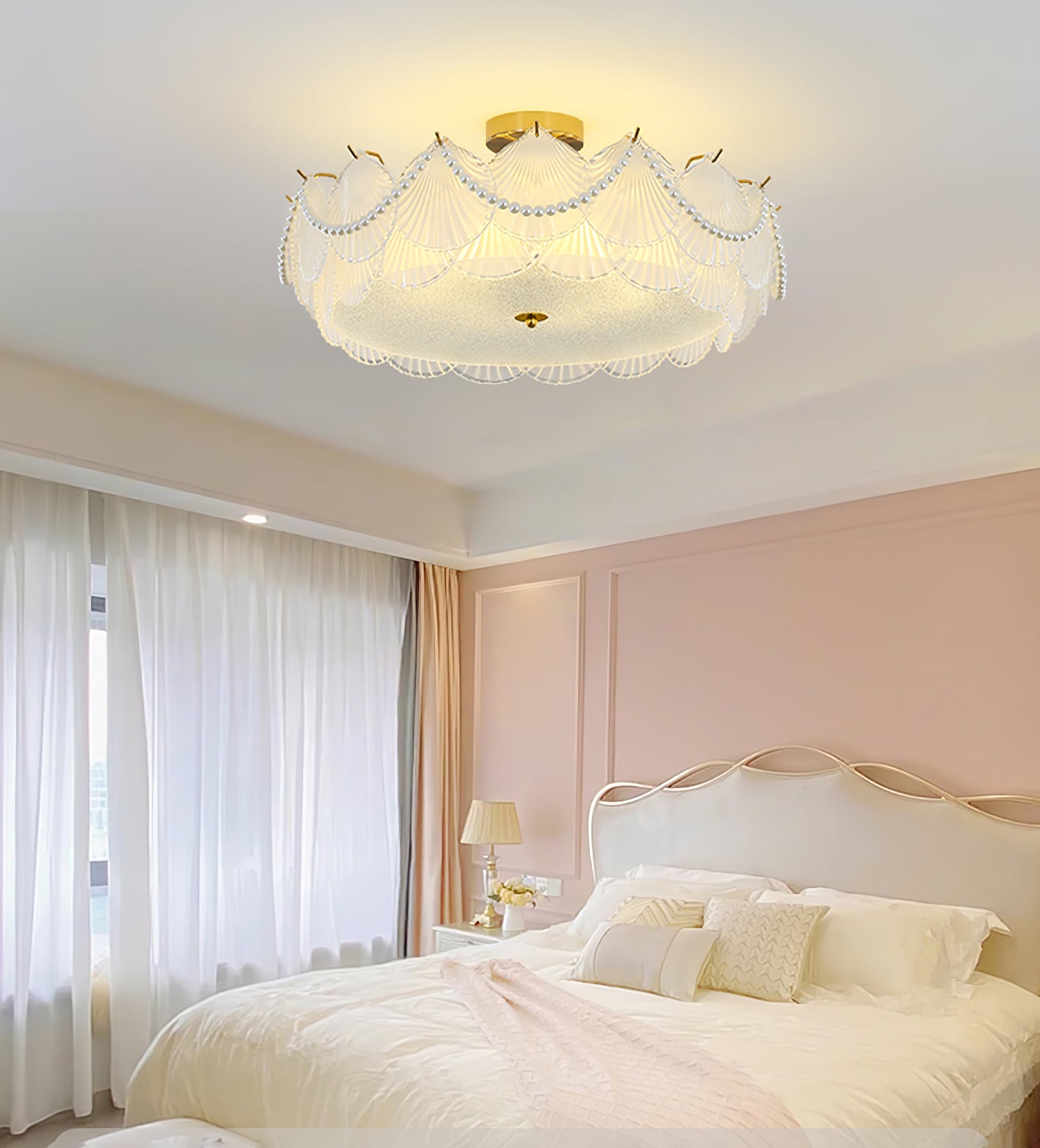 Shell Glass Chandeliers