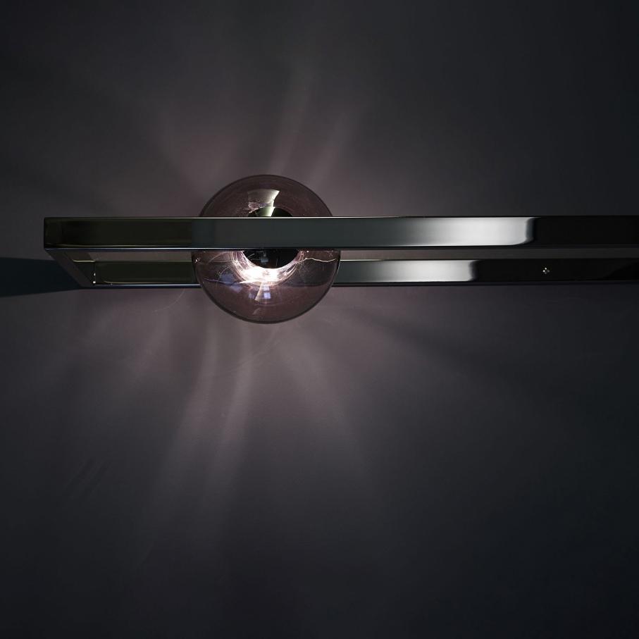 モンドリアンガラスの燭台