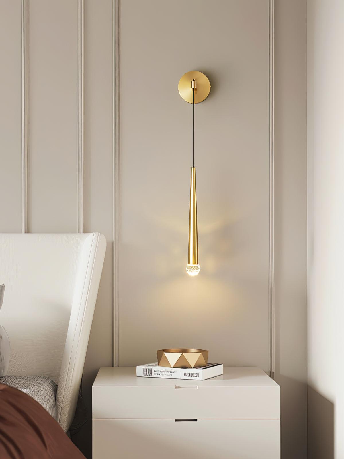 クリスタルコニカルウォールランプ