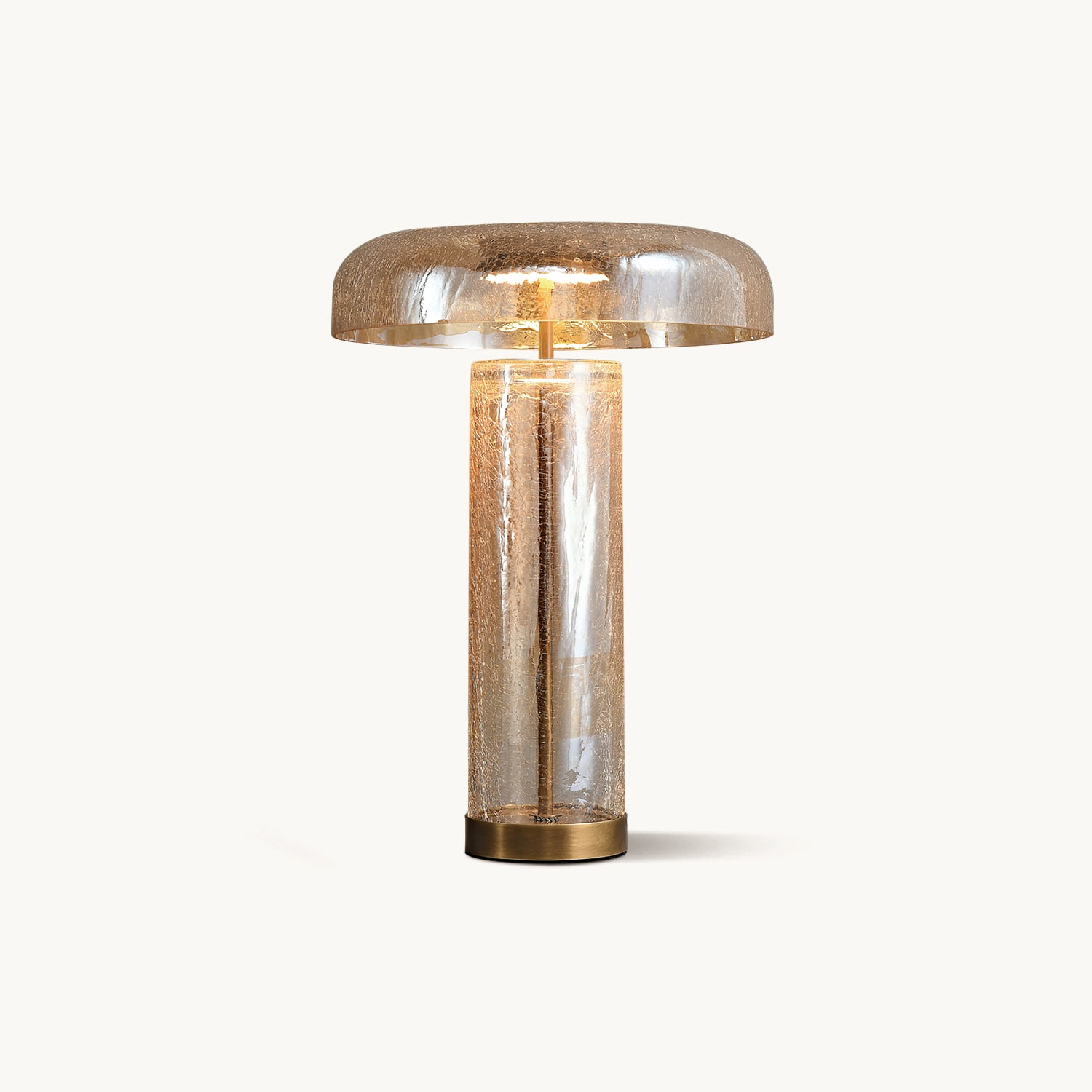 グレイシャー クラックル テーブルランプ