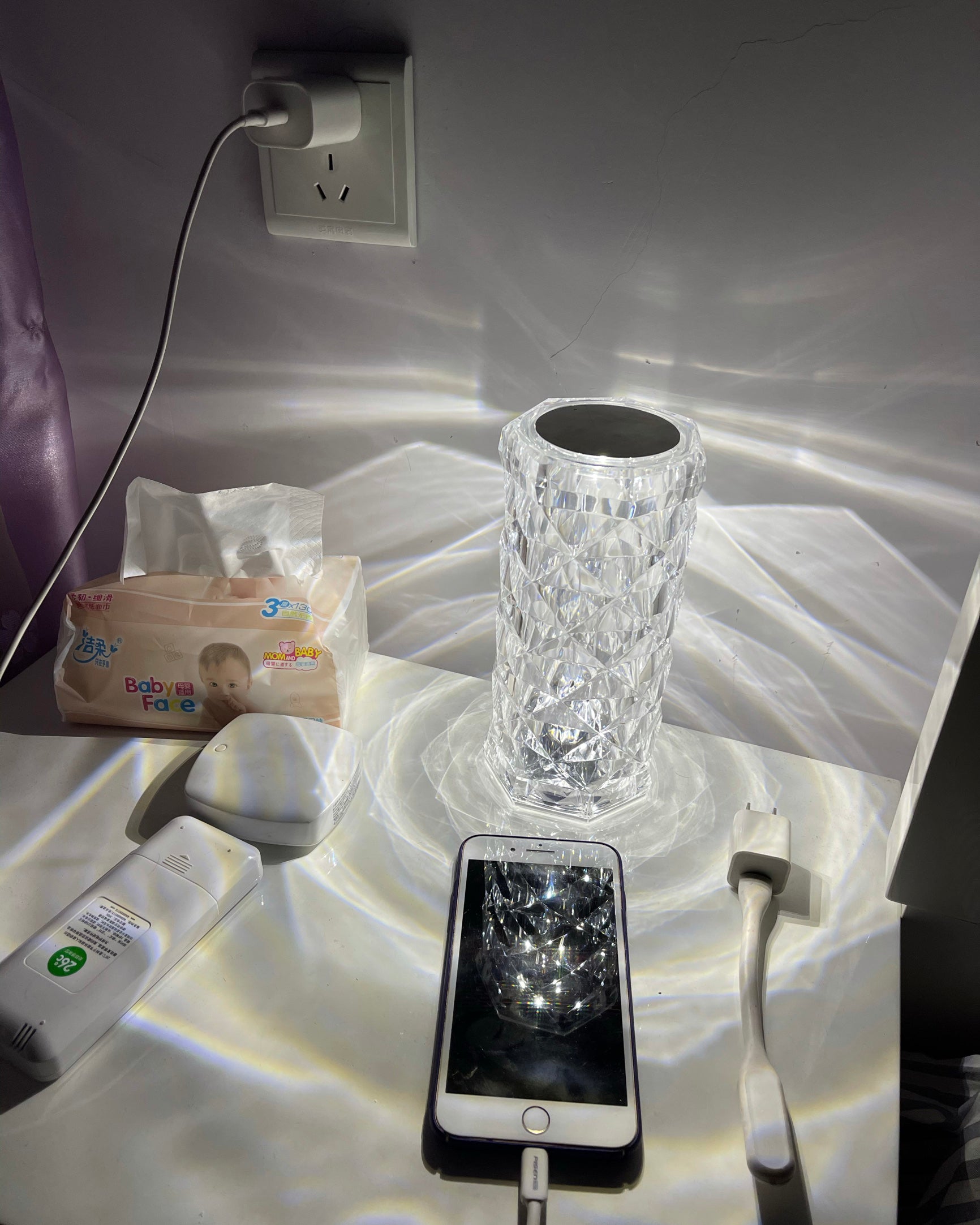 Diamond Cut Table Lamp