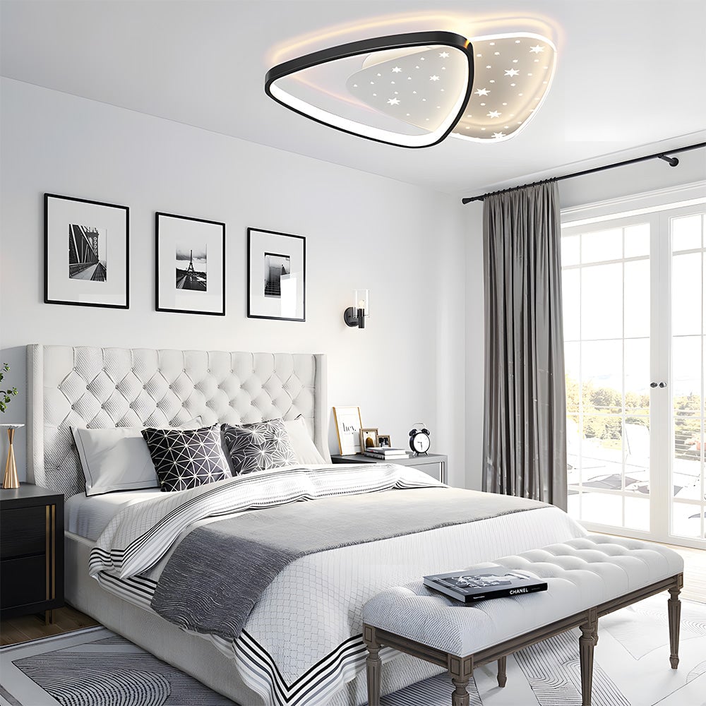 モダンミニマリスト多形アクリル寝室天井ランプ