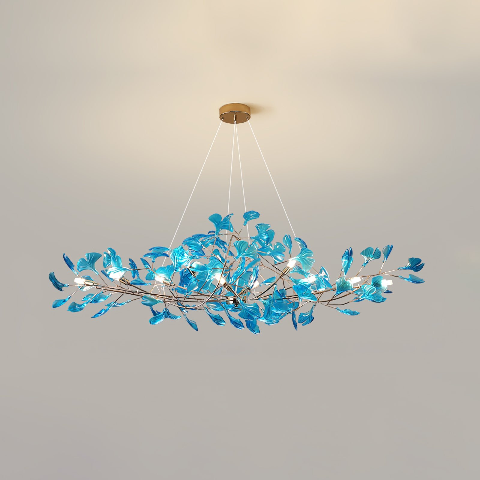 Acrylic Gingko Chandelier