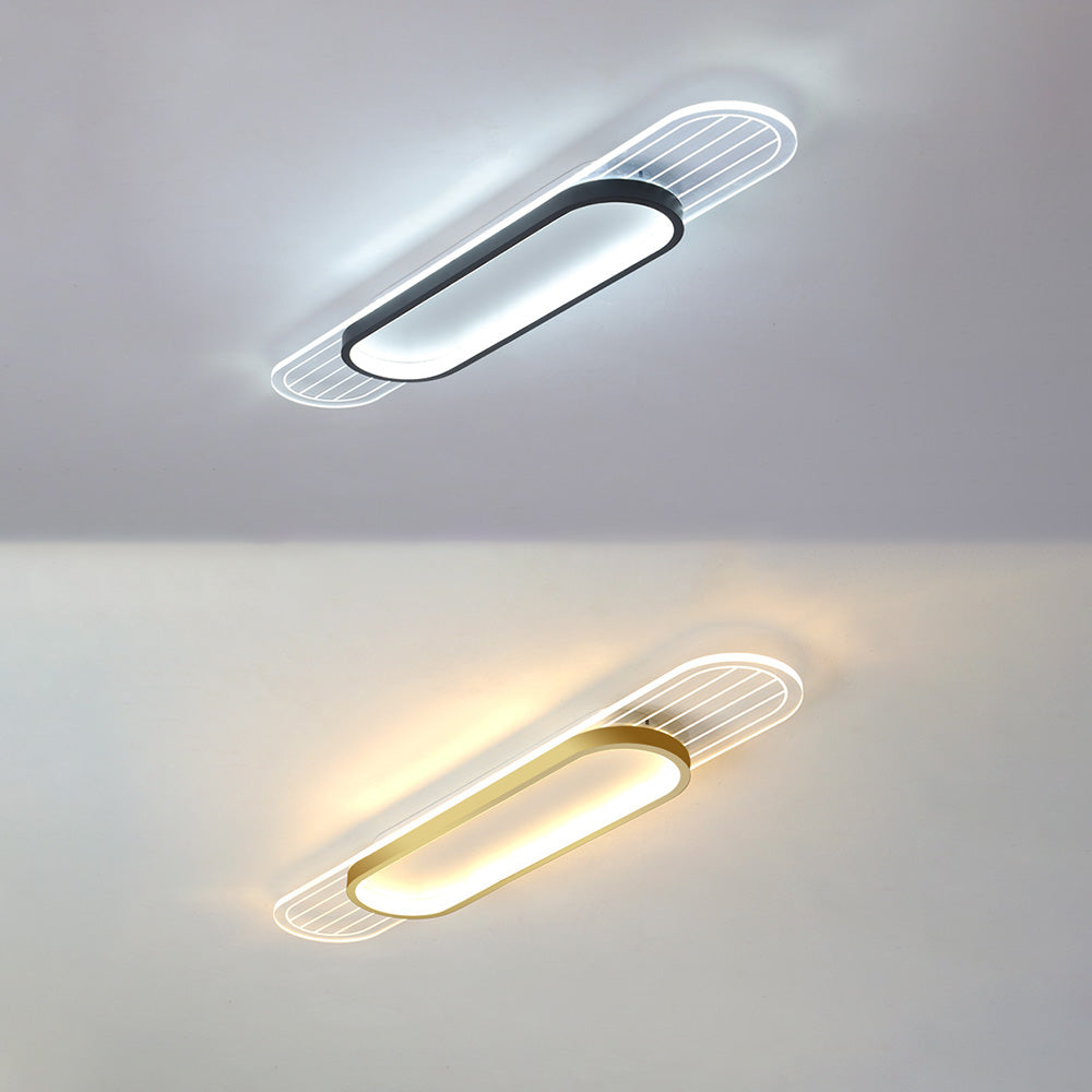 現代的な鉄製のリビングルーム用フラッシュマウントLEDシーリングライト