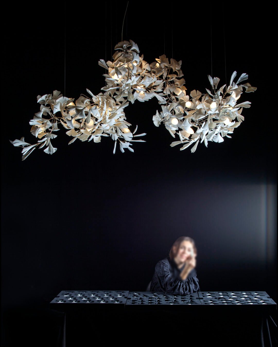 Gingko Chandelier B