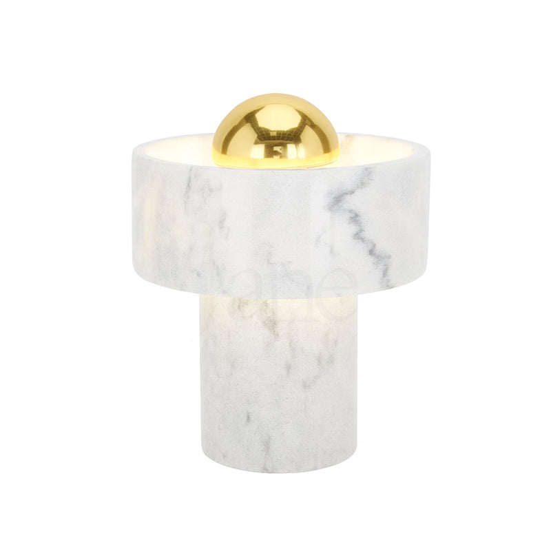 石のテーブルランプ