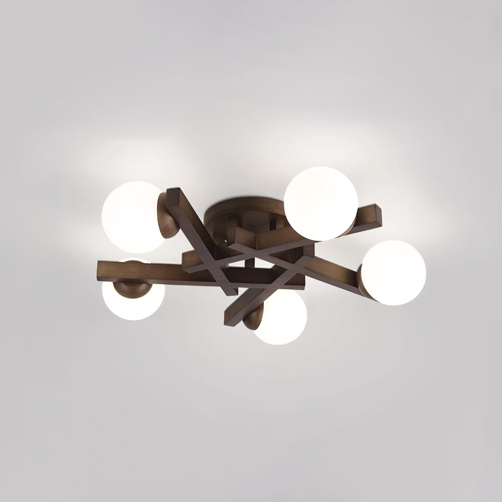 Wood Orin Ceiling Light