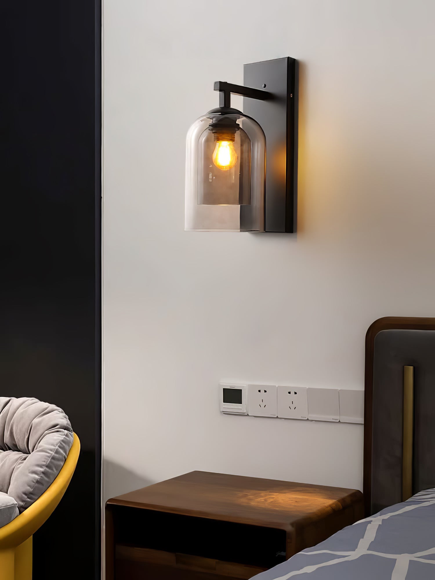 ガラス管状ウォールランプ