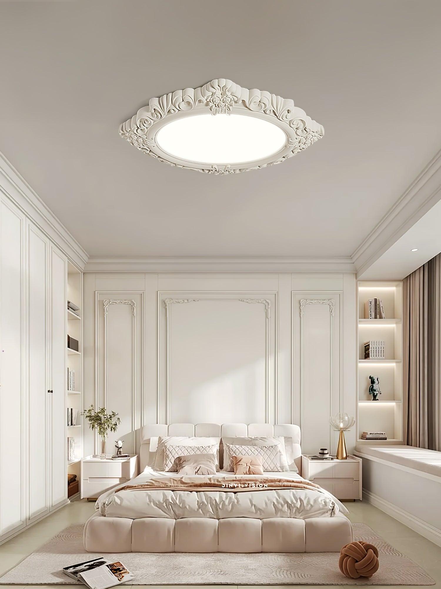 彫刻樹脂シーリングランプ