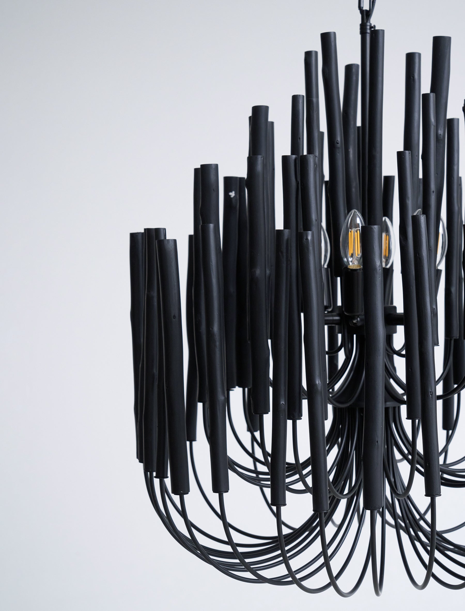 Sparse Wooden stick Chandelier