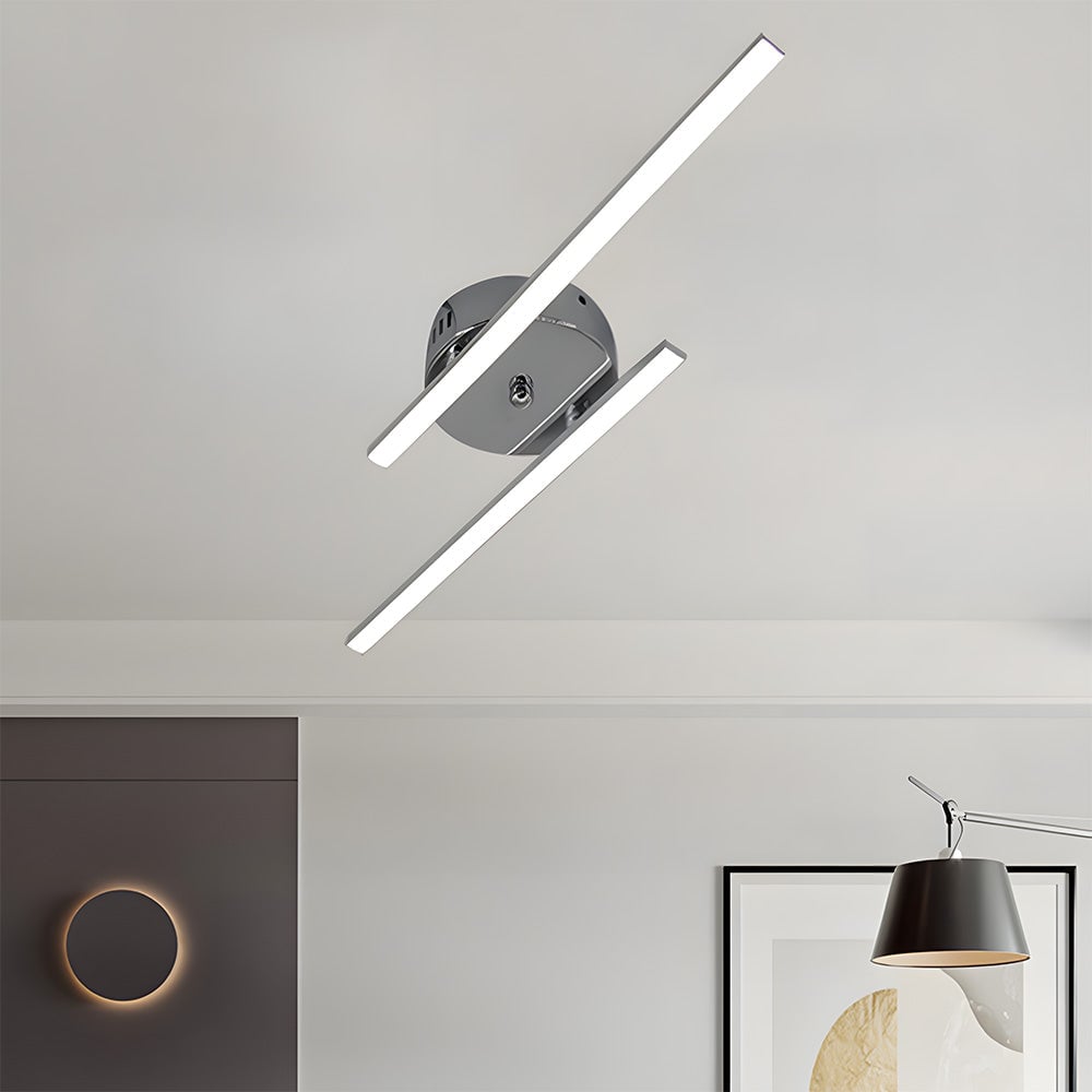 創造性のあるデザインの平行線LED寝室用シーリングライト
