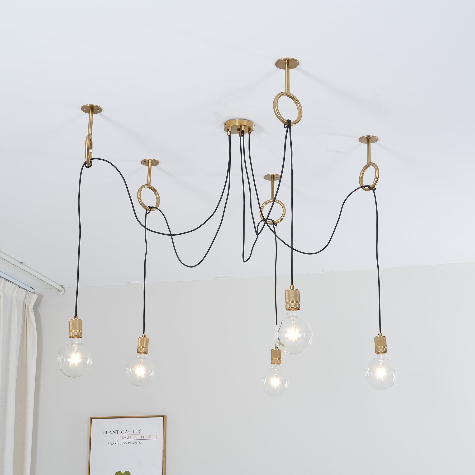 Industrial Spider Chandelier