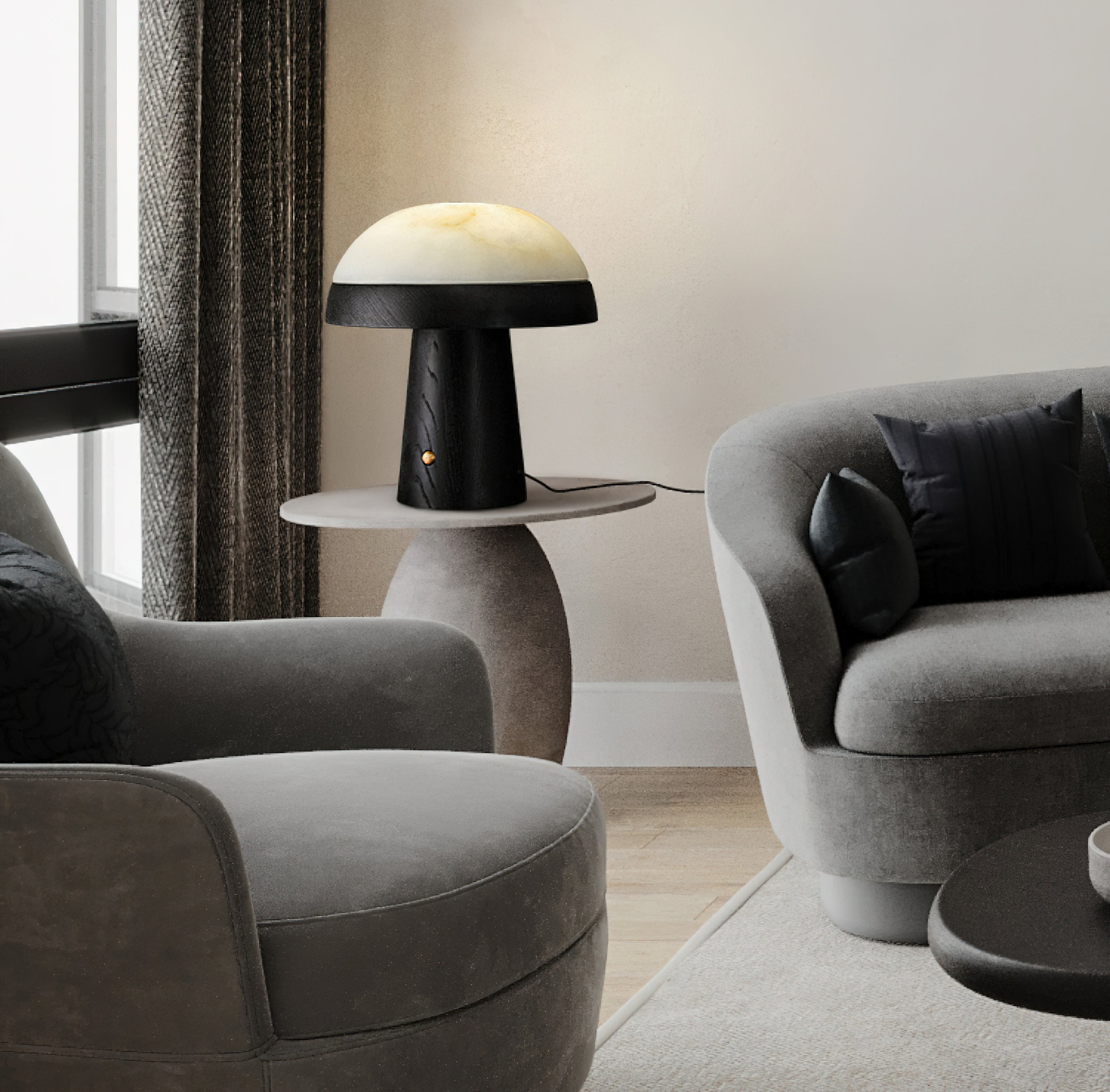 キノコ雲テーブルランプ