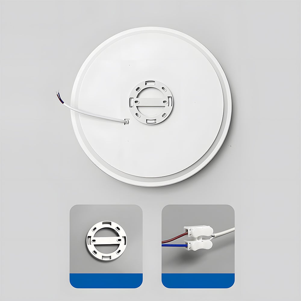 シンプルなPP素材のLED寝室用シーリングライト