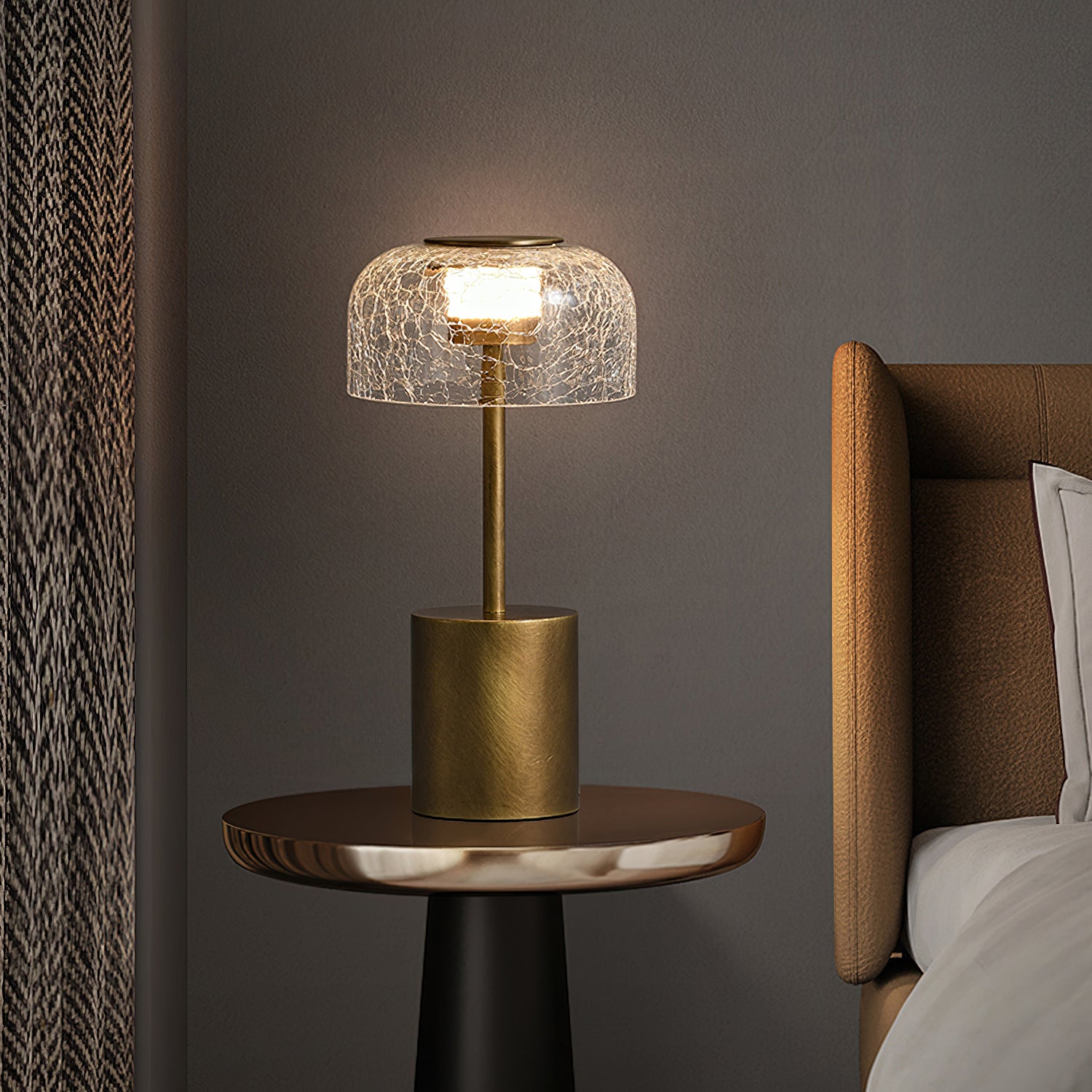 クラックル内蔵バッテリーテーブルランプ