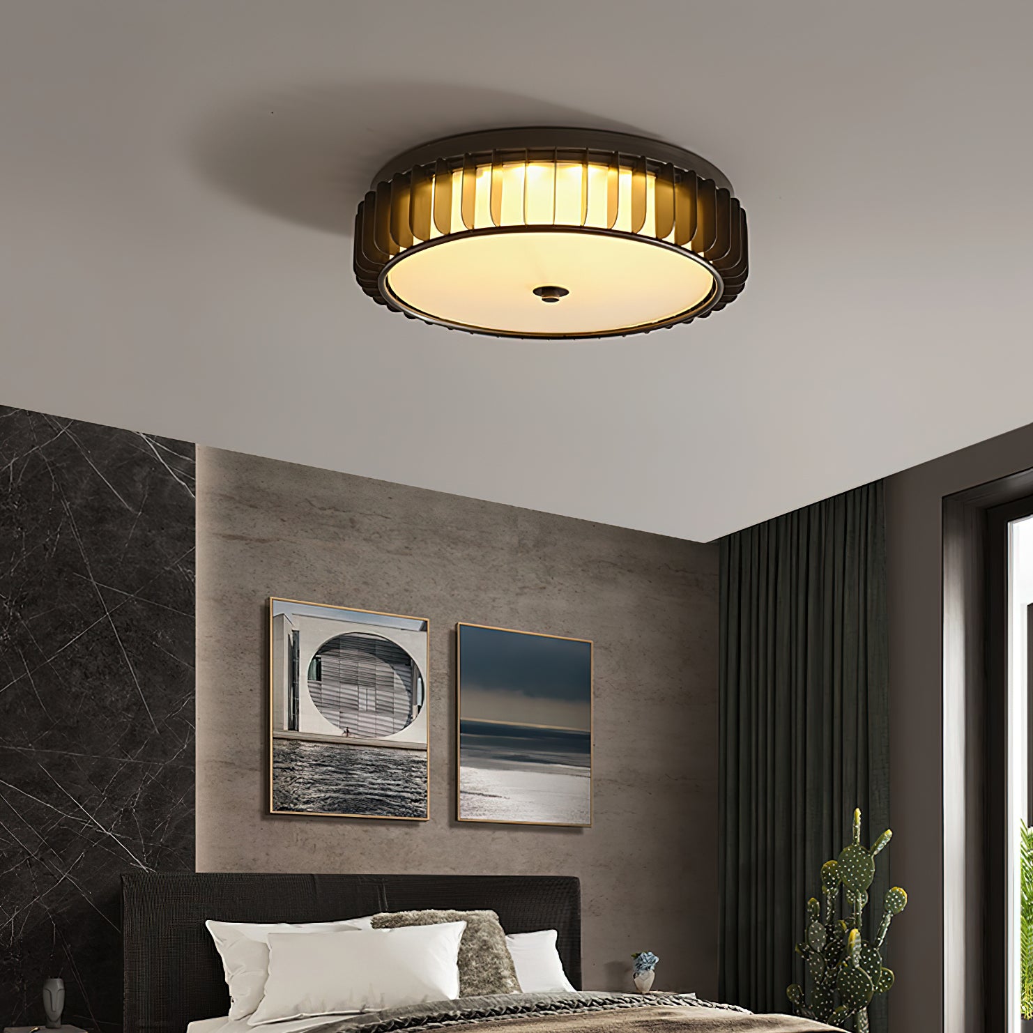 百花天井ランプ