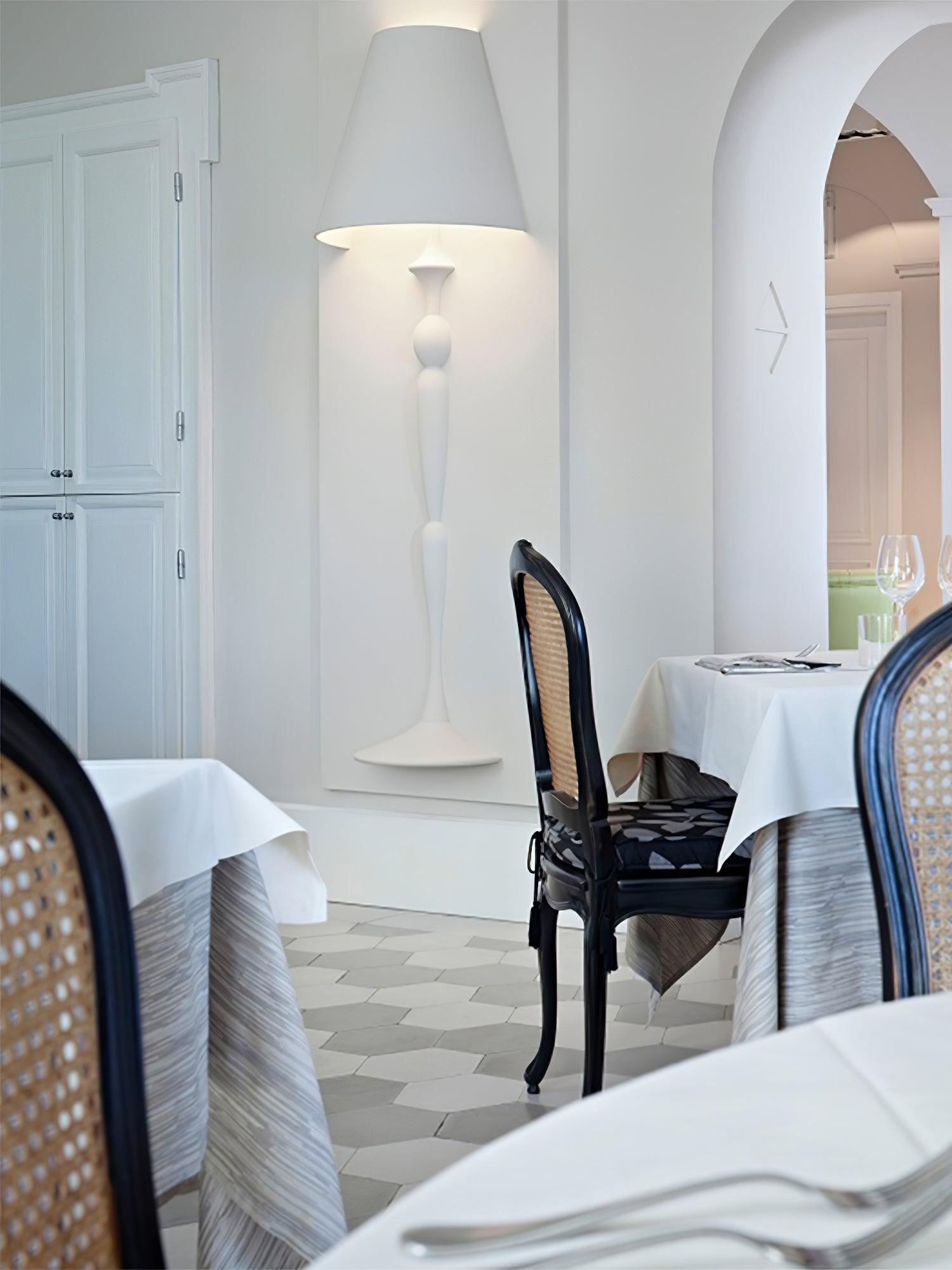 石膏絵ウォールランプ