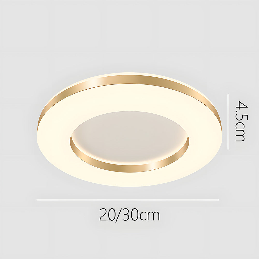 北欧風ゴールドアイアン調光LEDシーリングライト（リビングルーム用）