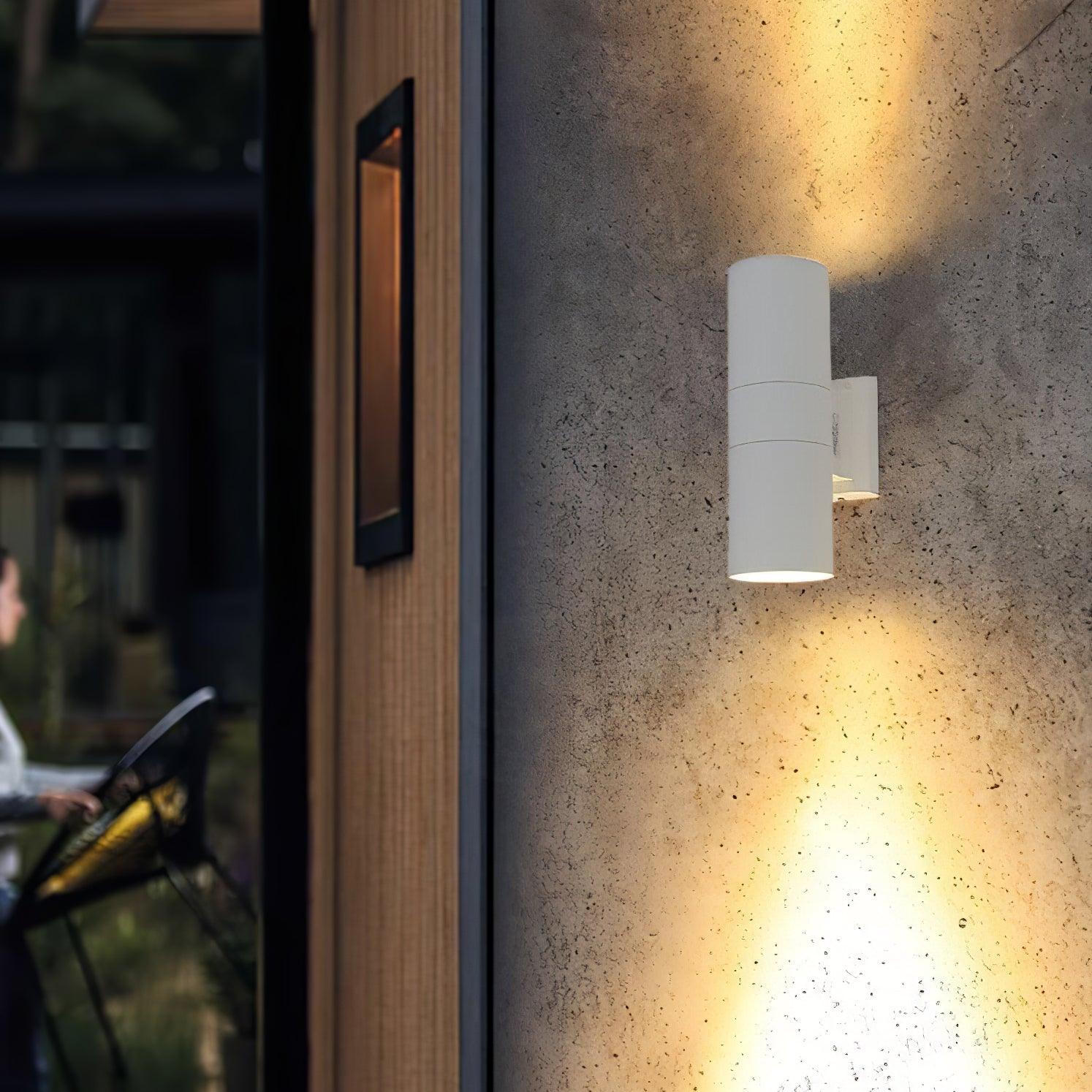 円筒形屋外ウォールライト