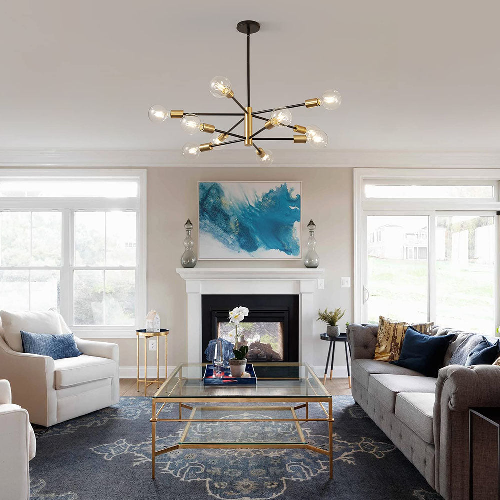 リビングルームに最適なシンプルでエレガントなシーリングライト