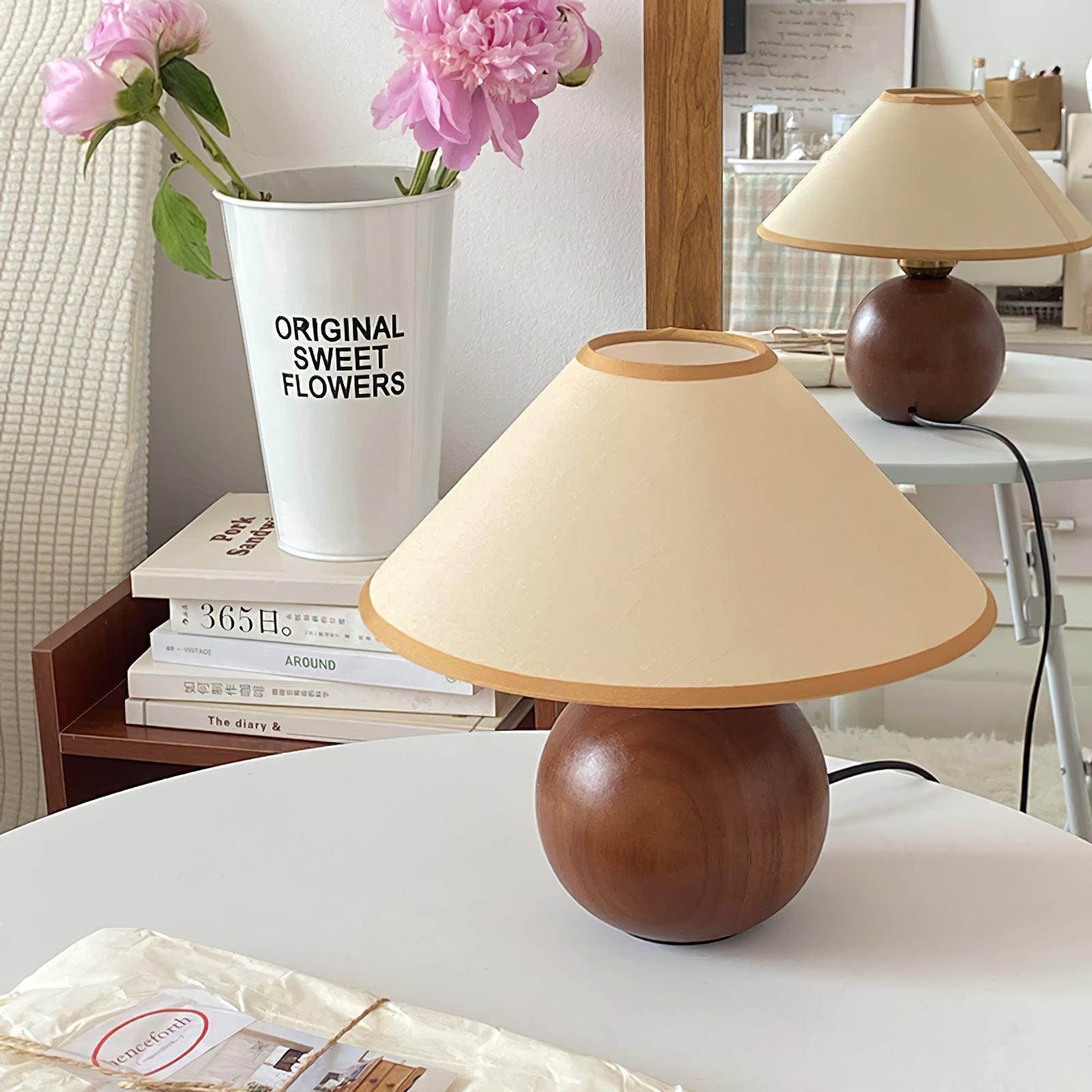 Cankut Wood Table Lamp