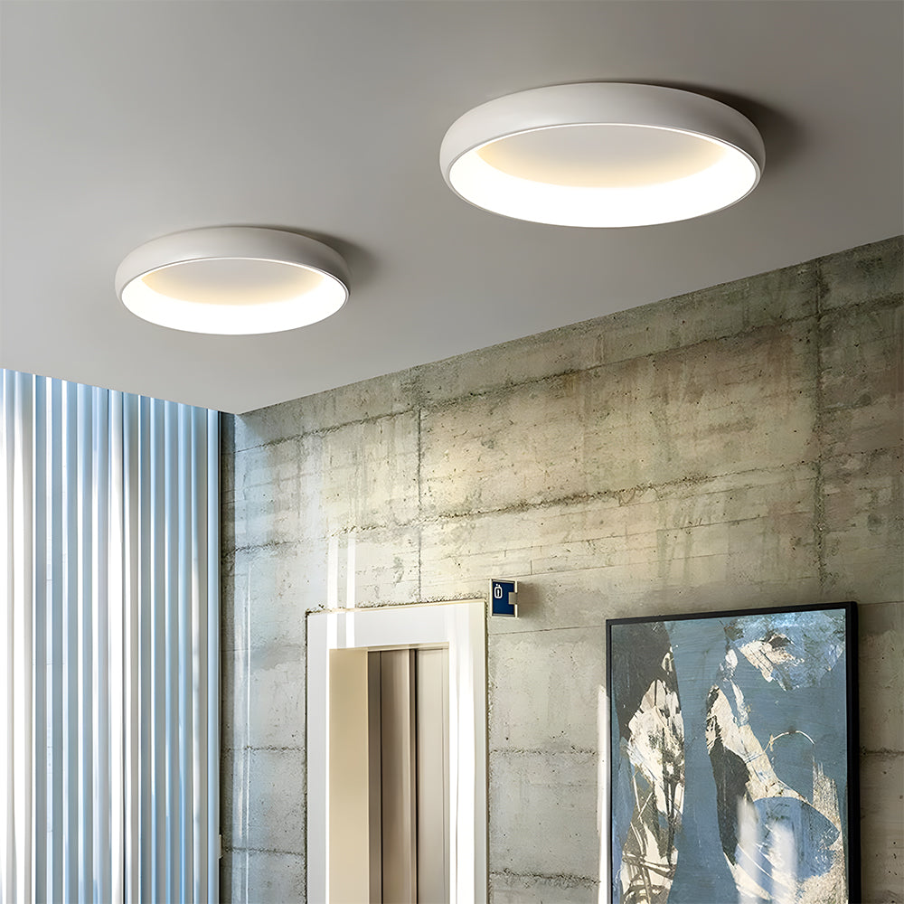 天井に近接するモダンなLEDフラッシュシーリングライト