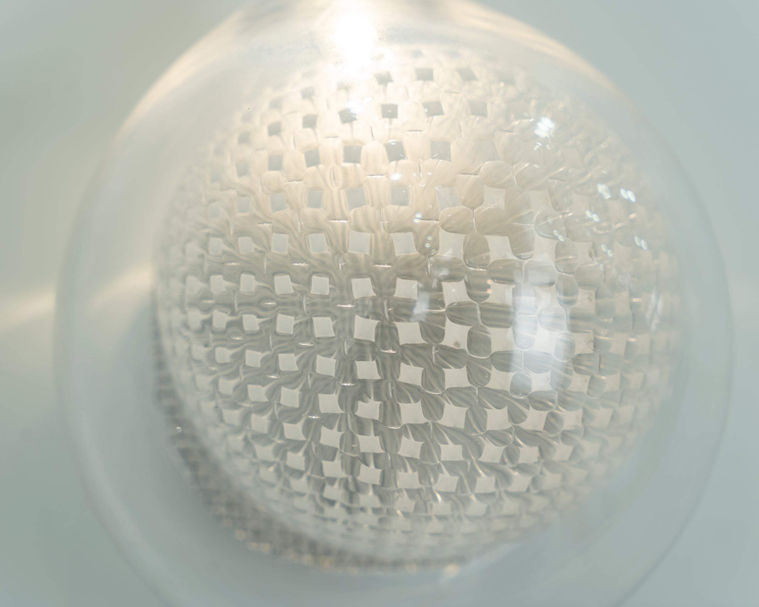 White-Clear Glass Wall Lamp