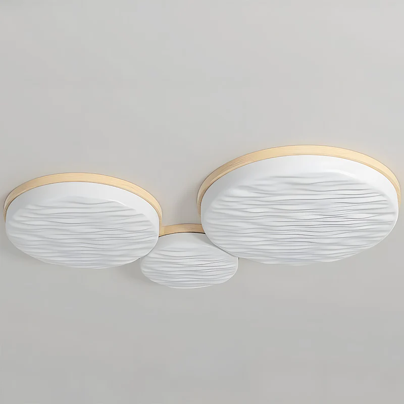 モダンな鉄製寝室用LEDフラッシュシーリングライト