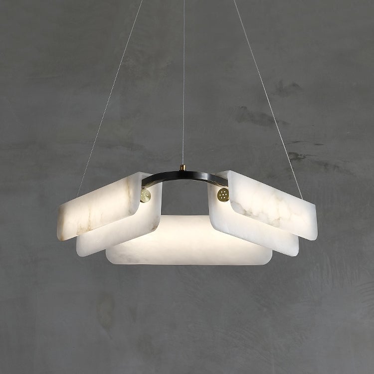 Delia Alabaster Chandelier