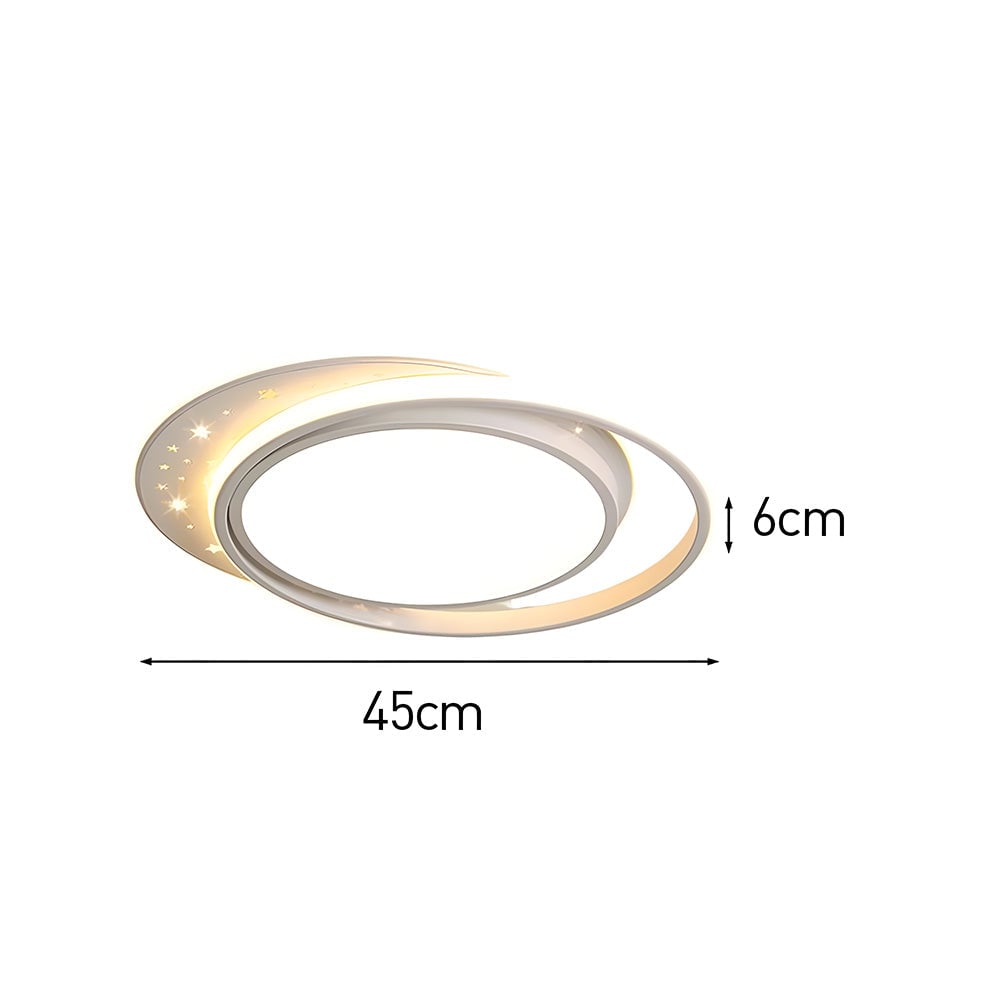 モダンな星空模様の白色LEDリビングルーム用シーリングライト