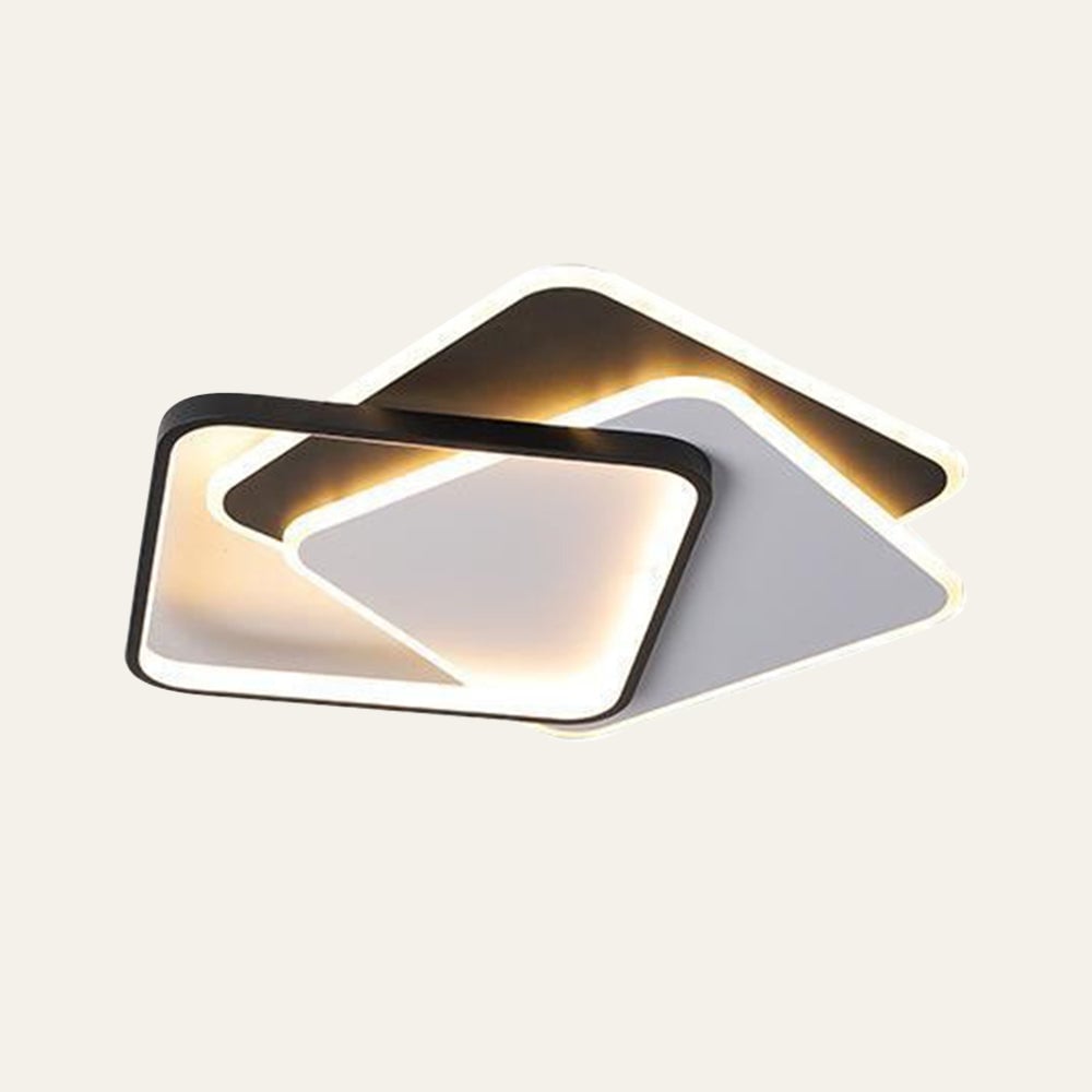 リビングルーム用工業用アイアンブラックフラッシュLEDシーリングライト