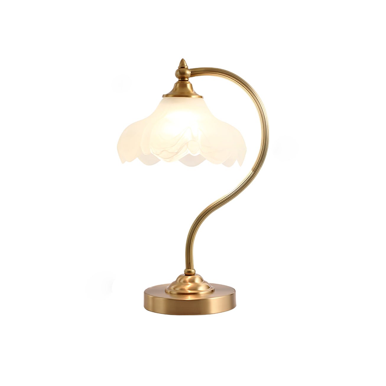 マグノリアフラワーテーブルランプ