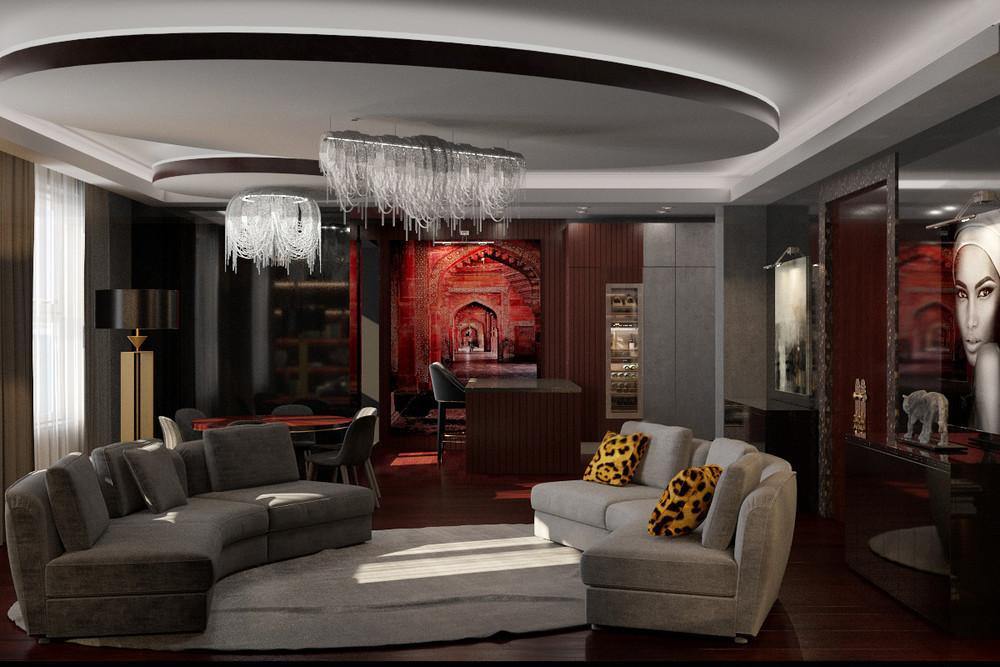 Volver Long Chandelier