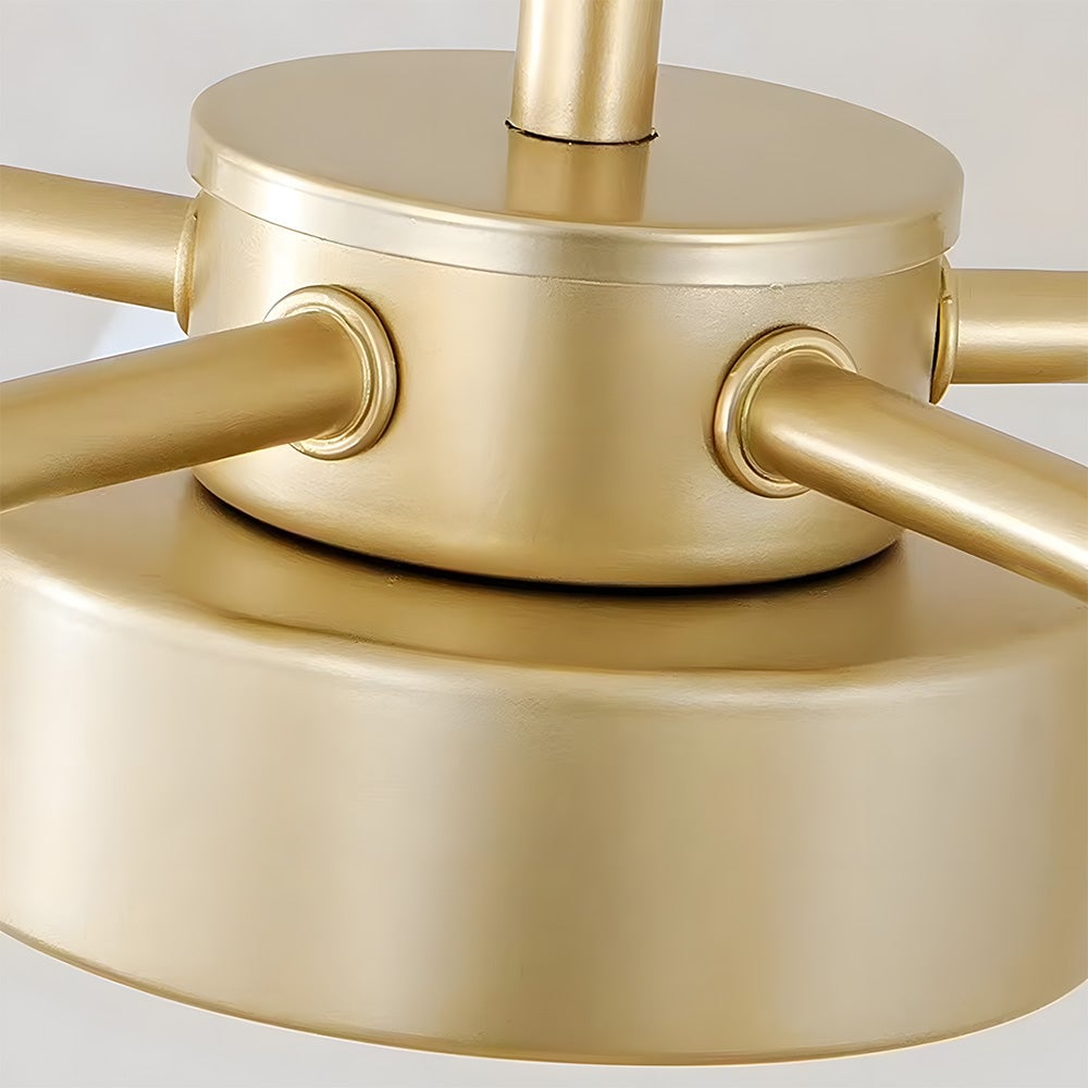 北欧風装飾 フロストガラス LED 寝室用シーリングライト