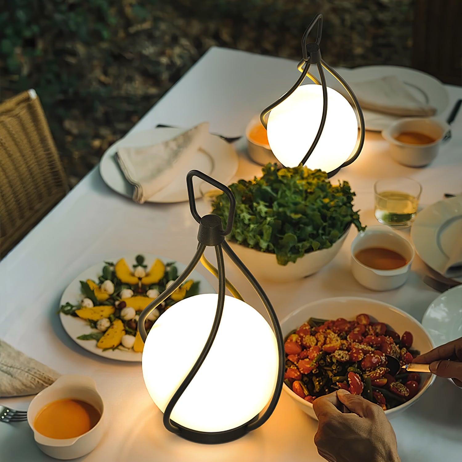 エクリッセ オーブ ランタン 充電式テーブルランプ