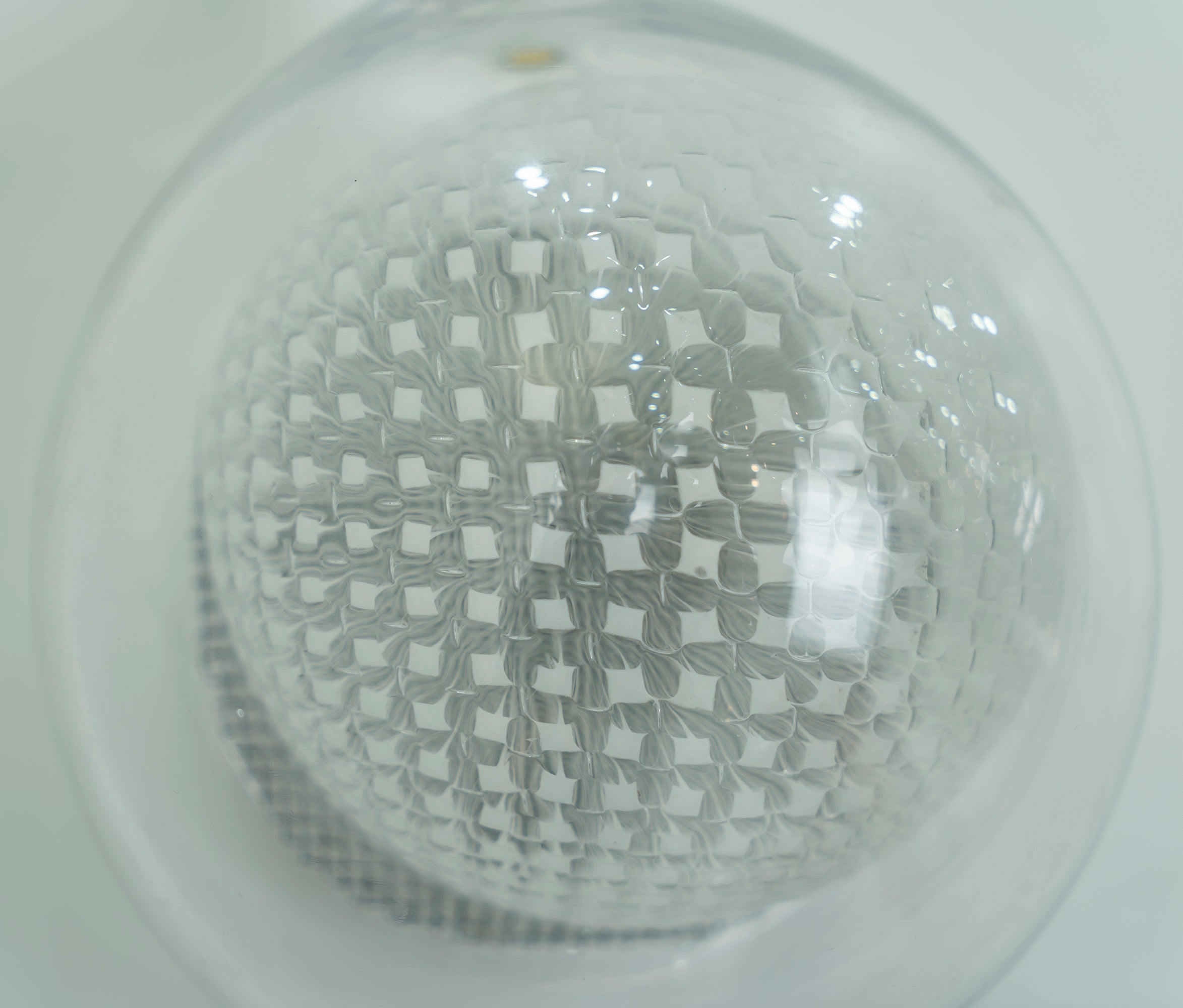 White-Clear Glass Wall Lamp