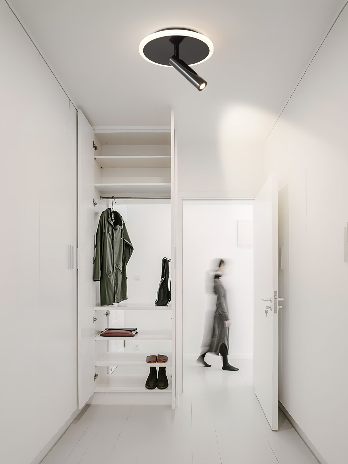 円形スポットライト天井ランプ