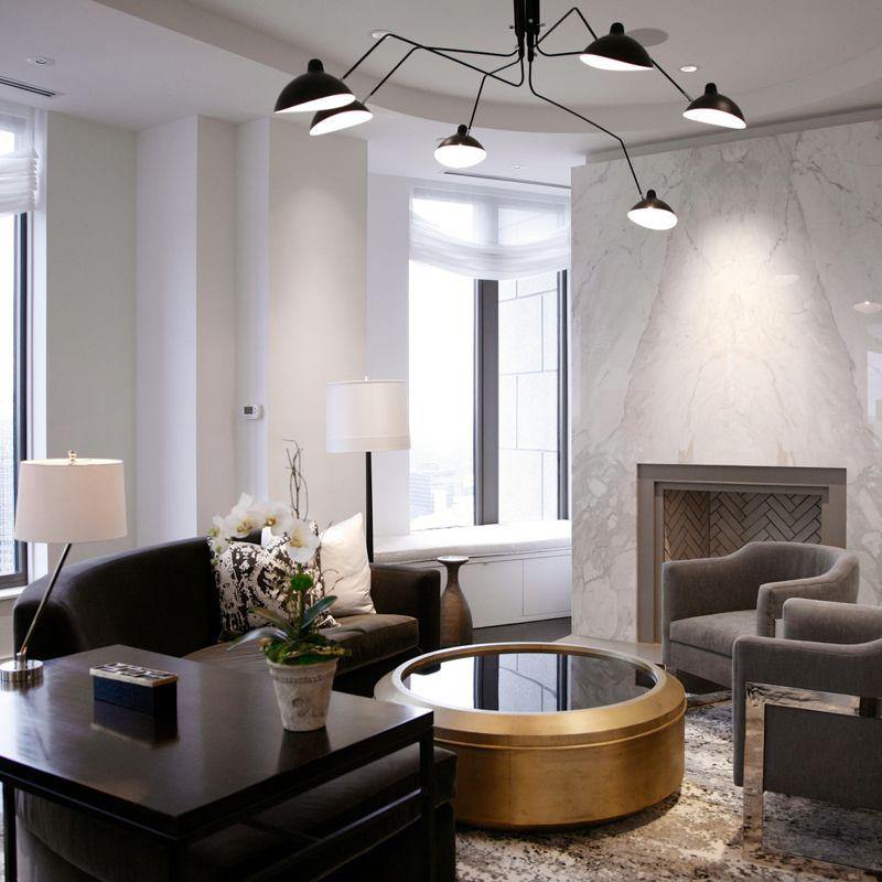 横型 Serge Mouille シーリングランプ A