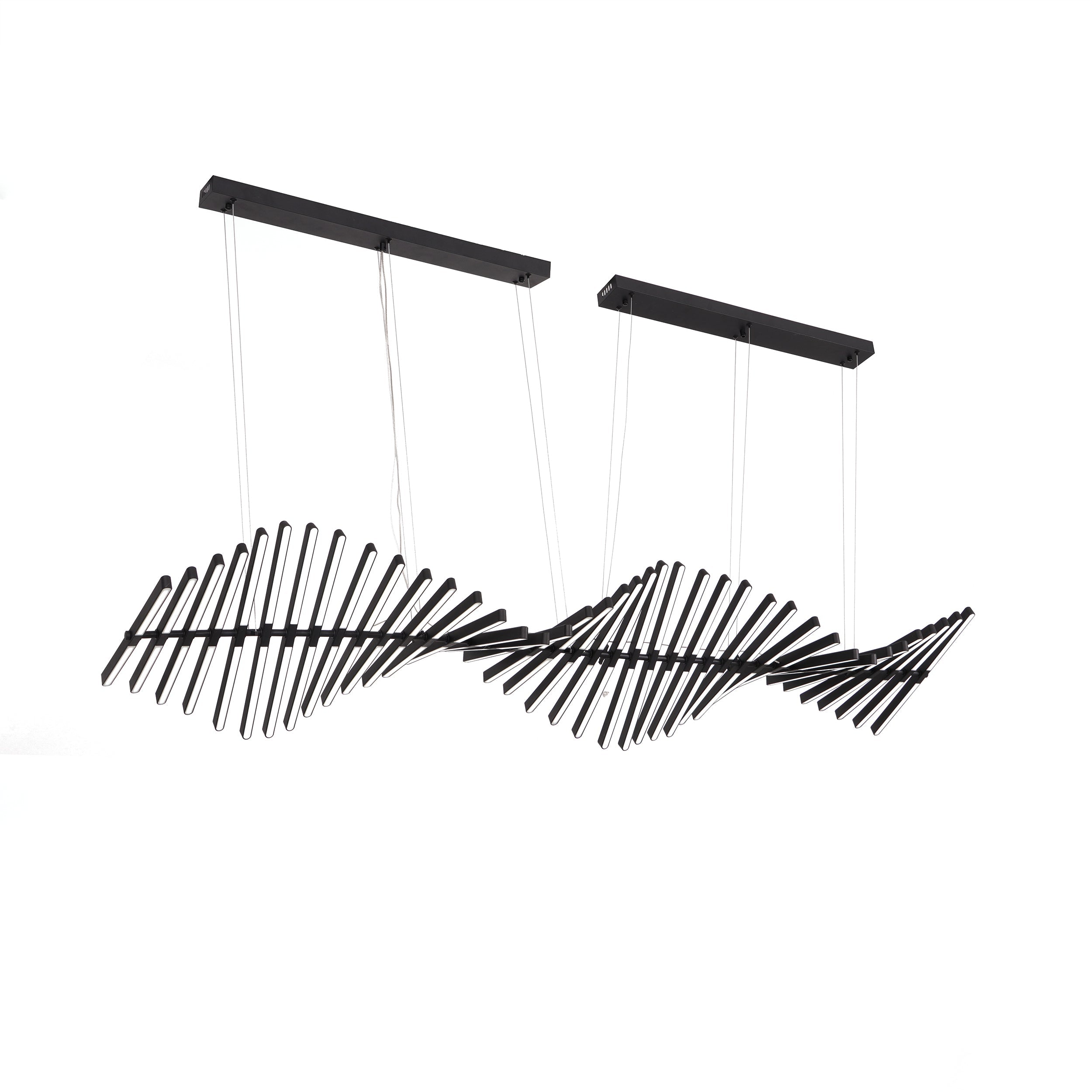 ピアノキー ブラックシャンデリア