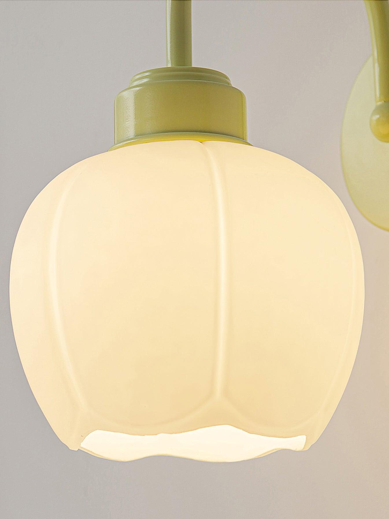 魅惑的なフラワーウォールライト